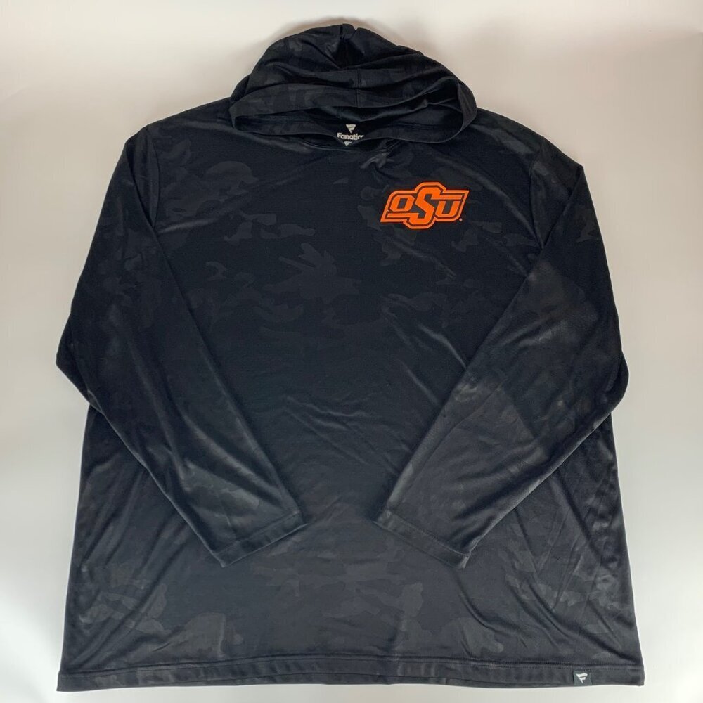 Fanatics Black Hoodie with Orange OSU Logo